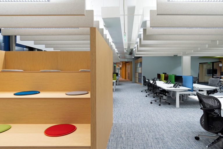 Ceiling Baffles for offices acoustics