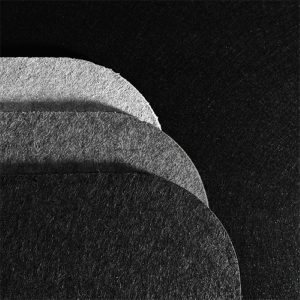 Sound absorbing PET felt material