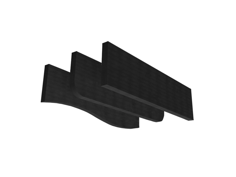 iZiSound-baffles Eco Friendly Polyester Fiber , tondo , ortho, sinusoidal vertical ceiling acoustic Panels