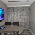 Φωτογραφία Εφαρμογής 1 - Sonus Felt Motif – Grooved Acoustic Panels
